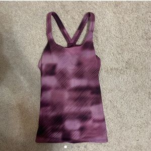 purple athleta tank top